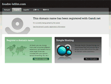 Tablet Screenshot of foudre-lefilm.com